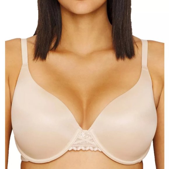 MAIDENFORM DreamWire No-Poke Push-Up Bra Convertible DM0066 Size 32C - Nude NWT - Picture 2 of 8
